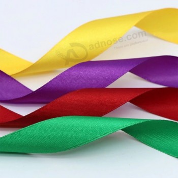 Großhandel individuell bedruckte seide organza geschenkband satin band cintas ripsband baumwolle band mit logo