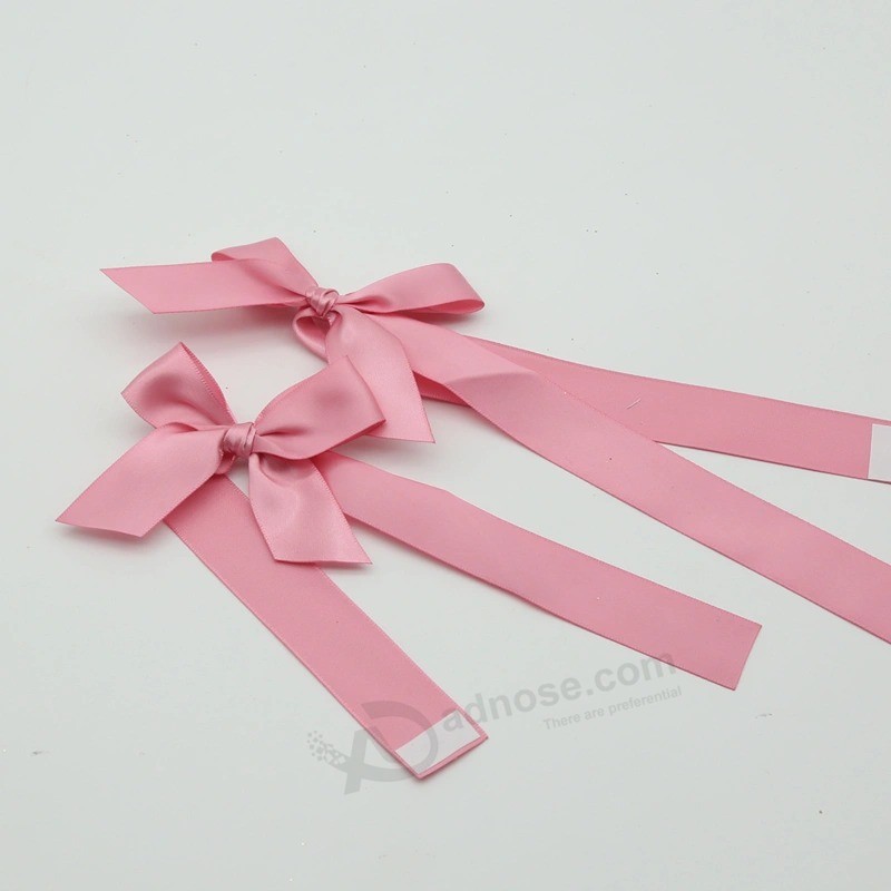 Customized Satin Ribbon Bow for Paper Box Packaging Decoration