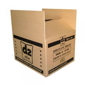 Caja de embalaje de cartón de papel personalizada Caja móvil Caja de archivo para envío