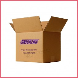 Grand imprimé personnalisé brun kraft vin vêtements chaussures d’eau oeufs meubles exportation carton ondulé enlèvement enveloppe