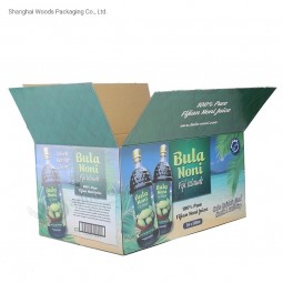 Venta al por mayor venta caliente botellas de vino de cartón pesado cartón embalaje caja de regalo para el envío de caja de papel