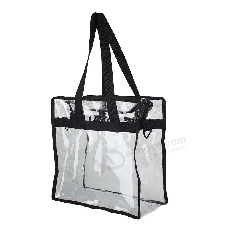 Hot Selling Clear Transparent Shoulder Handbag PVC Tote Bag