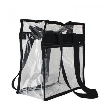 Vendita calda Chiaro Trasparente Borsa A Spalla PVC Tote Bag