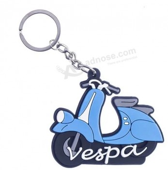 Hoogwaardige zachte PVC sleutelhanger voor auto's club