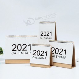 Calendario da tavolo semplice Calendario creativo Calendario dell'anno 2021 Calendario personalizzato aziendale Desktop aziendale Ufficio personalizzato