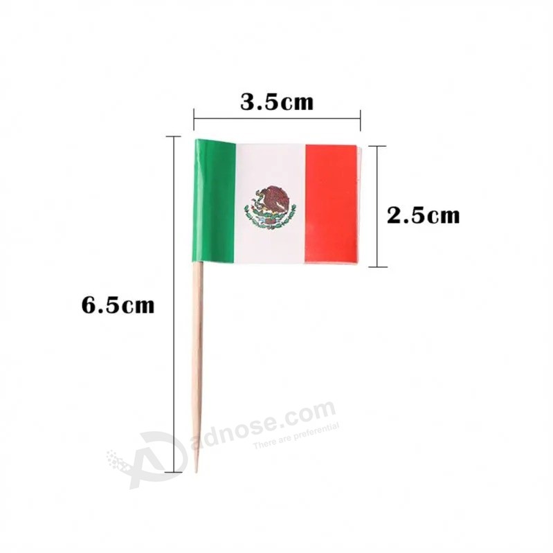 Free Sample High Quality Good Price Paper Toothpick Flags