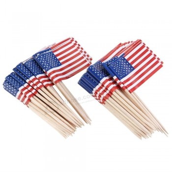 Nouveau design cocktail cure-dents drapeaux