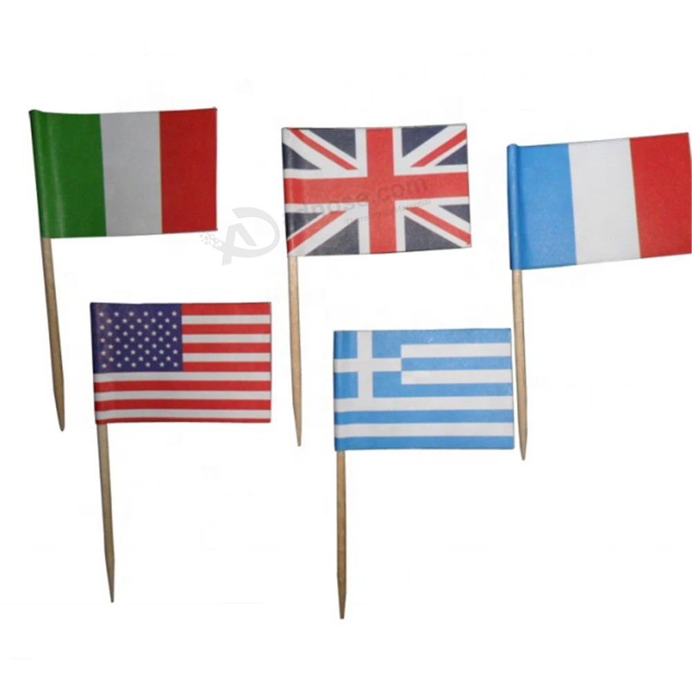 New Design Cocktail Toothpicks Flags