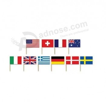 Party Food Cake Mini Papieren Tandenstoker Nationale Vlag