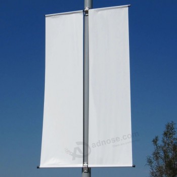 Street Coloumn Pole 광고 미디어 배너 이미지 플렉스 플래그 스탠드