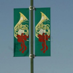 Metall Straßenlaterne Mast Werbung Clip Banner Gerät (BT029)