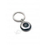 Aangepaste logo metalen munt sleutelhanger voor groothandel