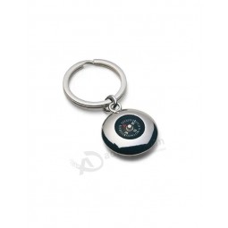 Aangepaste logo metalen munt sleutelhanger voor groothandel
