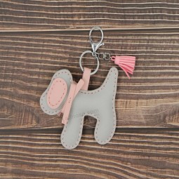 Großhandel DIY kreative Kinder Spielzeug Förderung Geschenk PU Leder Schlüsselanhänger
