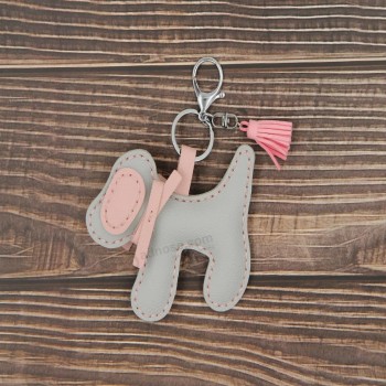 Wholesale DIY Creative Kids Toy Promotion Gift PU Leather Keyring