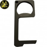 Hoge kwaliteit op maat gemaakte metalen blanco gouden zilveren cadeausleutelhanger