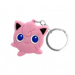 Cadeaux promotionnels Porte-clés en caoutchouc PVC souple Porte-clés