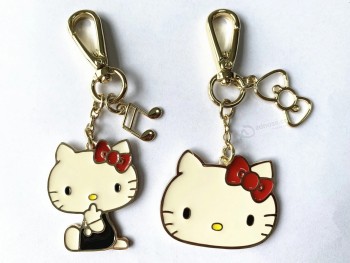 Cartoon Keychains 2D Cute Keyring for Toys Decoration