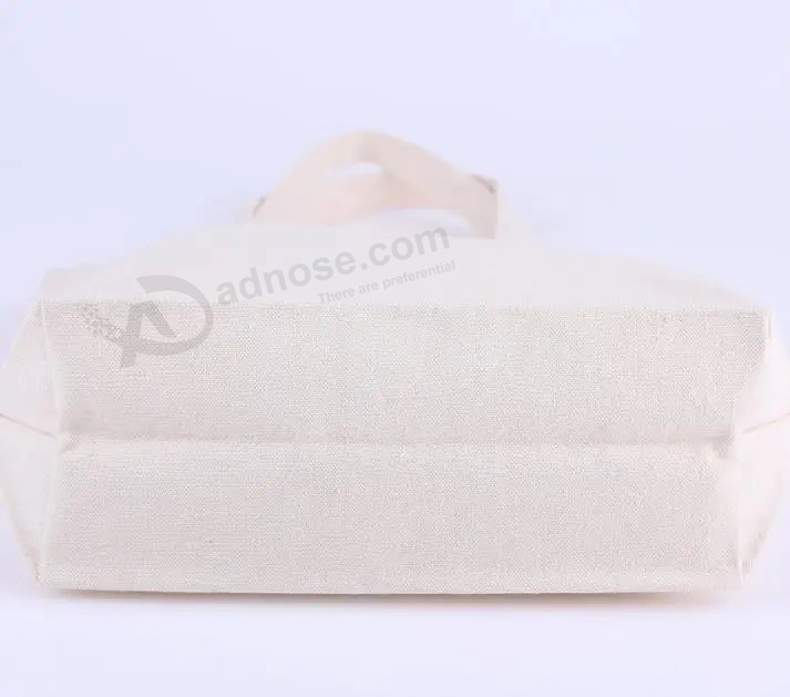 Custom Printing Logo Promotional Cotton Canvas Tote Bag on Stocks