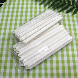 Eco 친절한 주문 로고 마시는 종이 밀짚