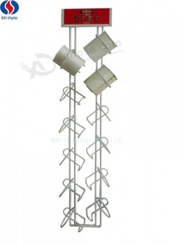 Supermarkt Aangepaste Logo Metalen Hangende Snack Display Stands