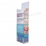 Logo van de klant afdrukken kartonnen display standaard / nagellak display standaard / kleding display standaard