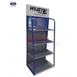 Zeefdruk Logo Metalen Ophangbord Vloergereedschap Tentoonstelling Display Stand