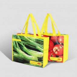 Nouveau style de sac non tissé recyclable transporter portable Eco Shopping