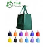 Prodotti di vendita caldi A buon mercato portatile di nuovo design non tessuto Drogheria Riutilizzabile Pieghevole Lavabile Borsa della spesa
