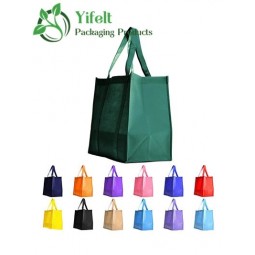Produits de vente chaude bon marché portable nouvelle conception non tissé épicerie réutilisable pliable lavable sac à provisions
