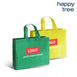 Borsa della spesa non tessuta interamente fatta a macchina riutilizzabile eco-friendly pubblicità promozionale