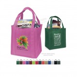 Vente en gros non tissé toile coton nylon polyester cordon de serrage supermarché fourre-tout épicerie porter des sacs-cadeaux pour la promotion