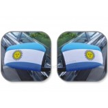 Customized Club Logo Durable Car Mirror Cover Flag with high quality and any size