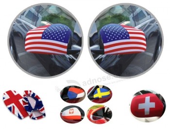 Impresión de bandana personalizada Banderas de jardín de mano Promoción de verano Bandera de golf Bandera del Ulster Cubierta de espejo de coche con alta calidad y cualquier tamaño