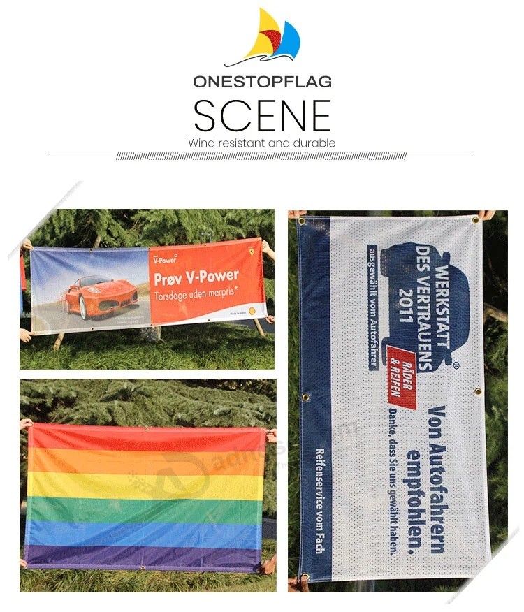 Brilliant Color Mesh Banners Outdoor Banners Custom Flags Banners Flag Custom Banners Wholesale