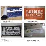 benutzerdefinierter Druck Werbung Roll Up PVC-Banner, Vinyl-Banner, Flex-Banner, Outdoor-Banner, Display-Banner, Wandbanner, Mesh-Banner