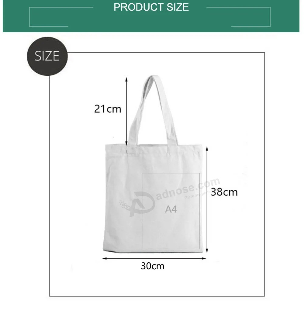 Lady Fashion Carrier Travel Bag, Cloth Shopping Bag, Promotional Customized Logo Cotton Canvas Tote Bag
