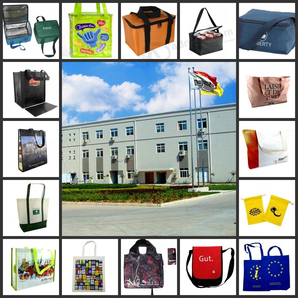 Qingdao Grey/Charcoal Storage Customized Tote Shopping Handbag Carrier Felt Bags with Printed/Laser Logo