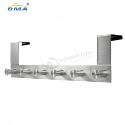 Houseware Hanger Organizer Rack in acciaio inox 6 ganci sopra il gancio della porta