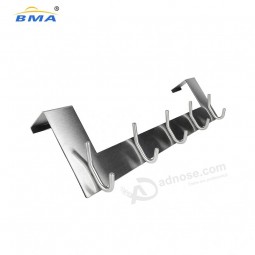 Acciaio Inox Metallo Cappotto Organizzatore Rack Filo Asciugamano Personalizzato sopra i ganci della porta