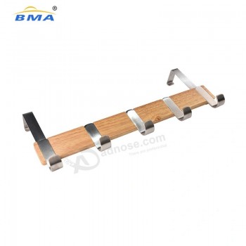 Abrigos Batas Sombreros Ropa Toallas Percha de puerta de acero inoxidable resistente sobre el gancho de la puerta