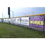 PVC-Vinyl-Mesh-Banner mit gedrucktem Logo und Grafik