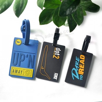 Etiquetas de equipaje de plástico de PVC de la aerolínea con logotipo personalizado para regalos promocionales