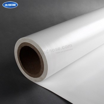 Tela cerata rivestita in PVC con striscione lucido bianco colorato per tenda