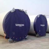 공장 맞춤형 로고 디자인 PVC 방수포 비닐 코팅 폴리에스테르 패브릭 커버 대피소