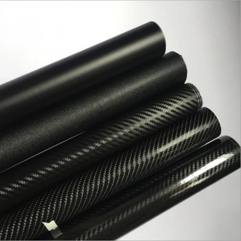블랙 글로시 / 매트 PVC 자체 접착 비닐