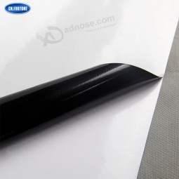 vente chaude sans bulles auto-adhésif vinyle colle noire brillant