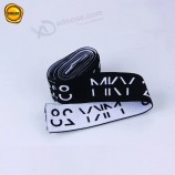 Sinicline Cinta Elástica Personalizada en Blanco y Negro con Logo Impreso