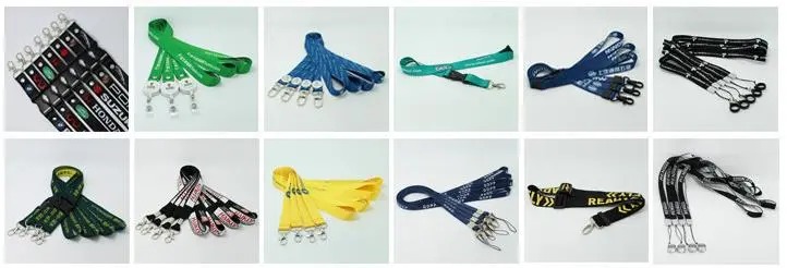 Custom Logo Gold Thread Woven Lanyard/Rope/Tape/Webbing/Ribbon for Garment/Pet