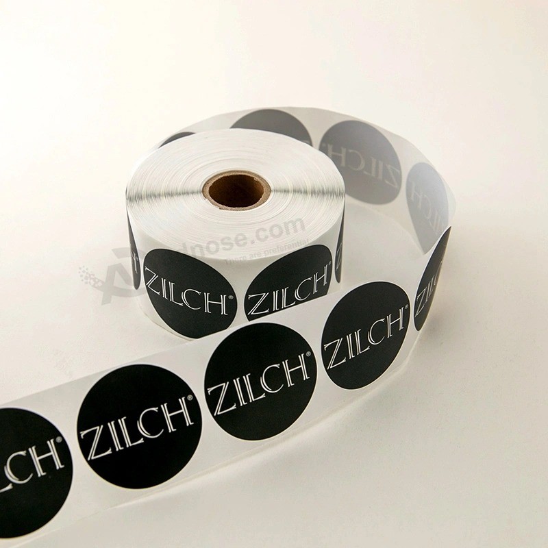 Print Vinyl Clothing Wine Perfume Cosmetic Rolling Waterproof Custom PVC Paper Self Adhesive Sticker
